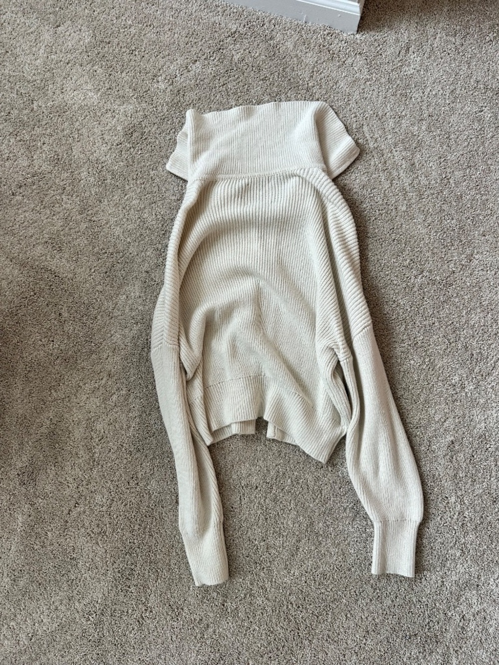 Abercrombie Zip Ribbed Sweater - Picture 2 of 2